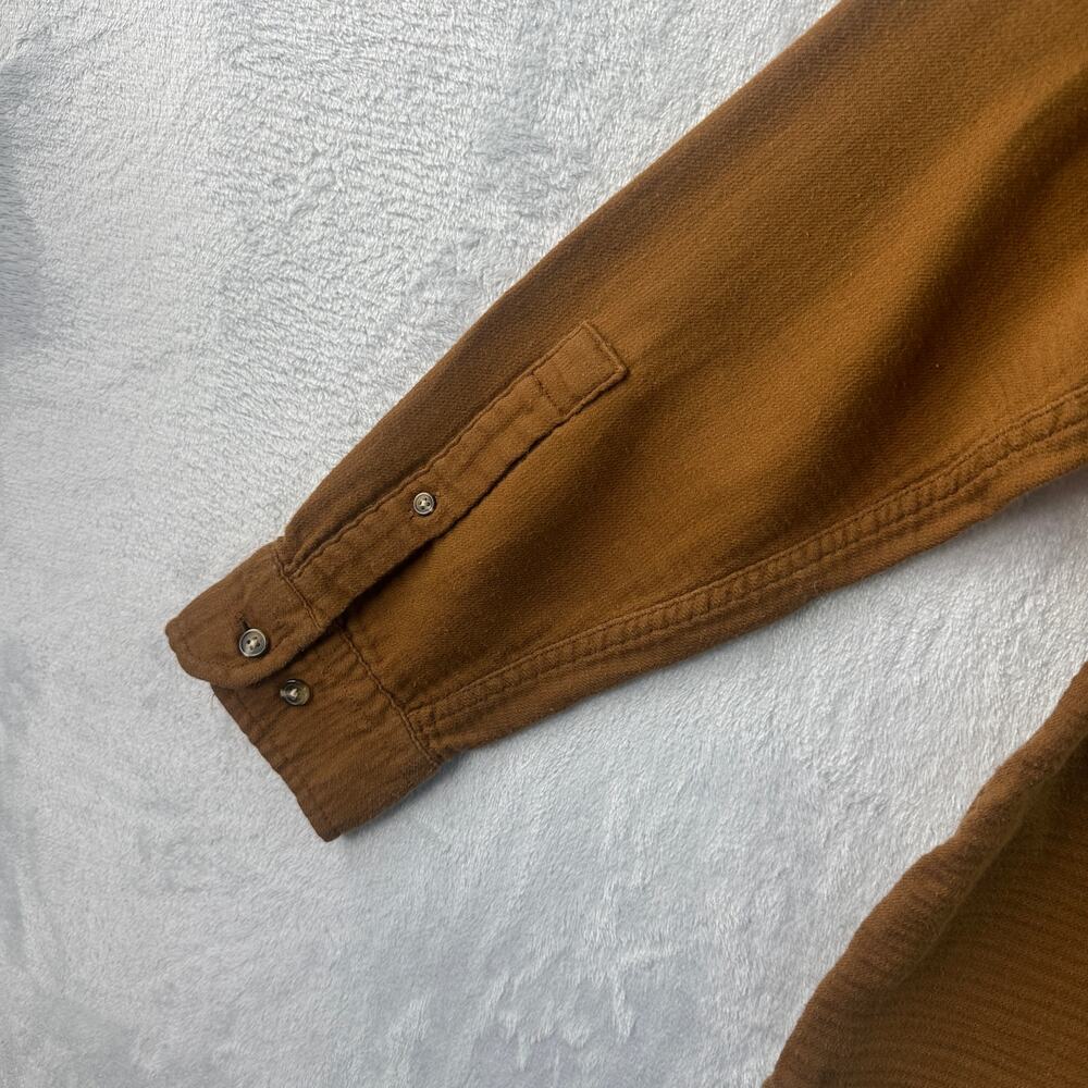 Banana Republic Brown Cotton Button Down Shirt - Standard Fit - Size L - Picture 5 of 7